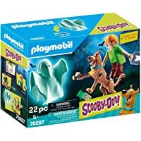 PLAYMOBIL SCOOBY DOO! 70287 Scooby &amp- Shaggy con Fantasma- A Partir de 5 Años